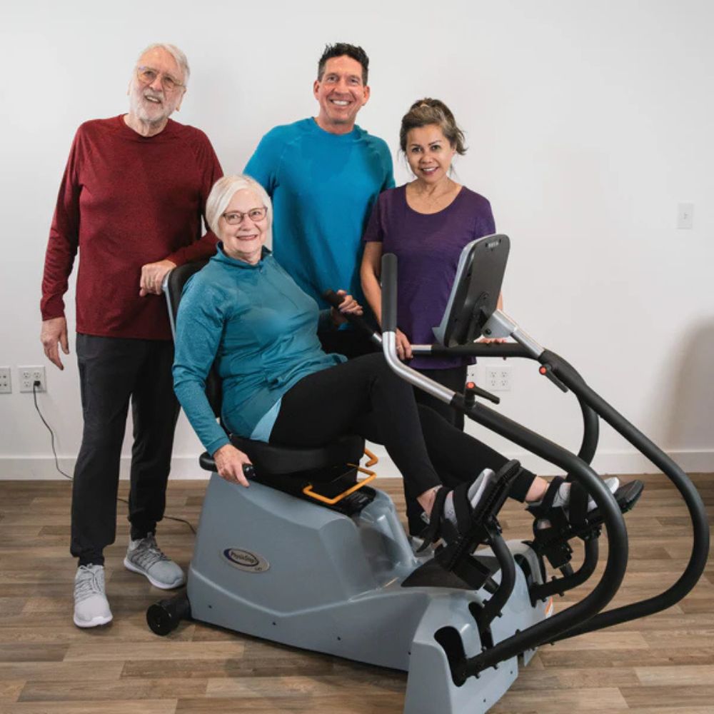 PhysioStep LXT Recumbent Linear Stepper Cross Trainer with Swivel Seat
