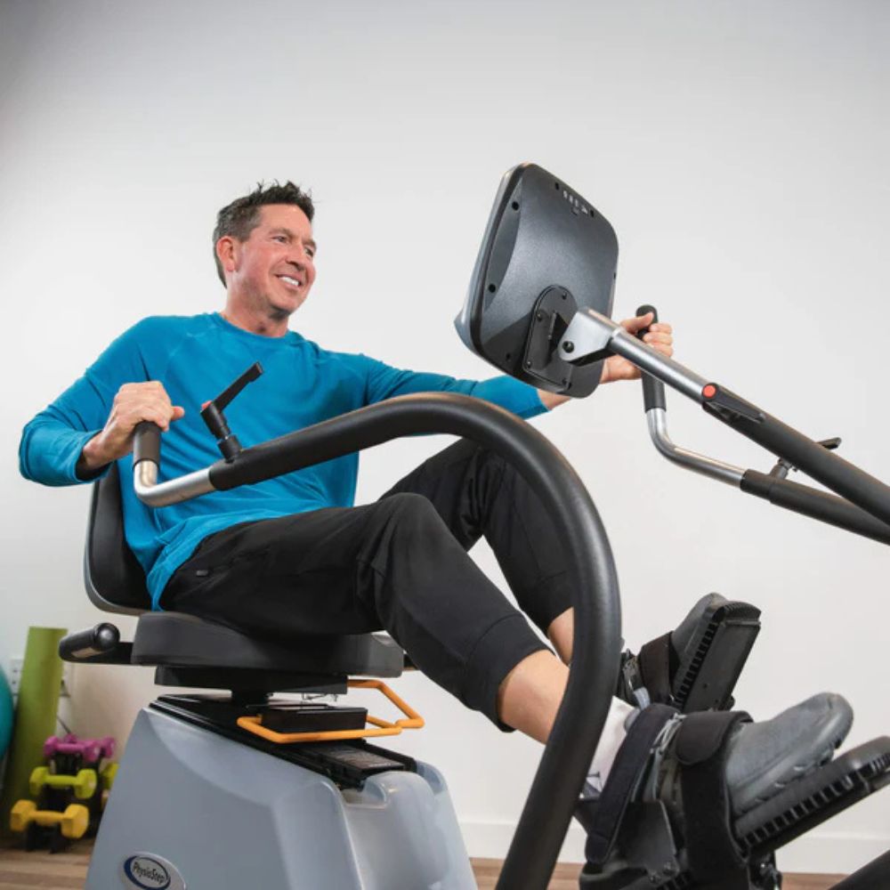 PhysioStep LXT Recumbent Linear Stepper Cross Trainer with Swivel Seat