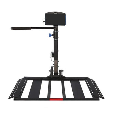 This Heavy Duty Universal Power Wheelchair Lift is designed to support a variety of power wheelchairs.