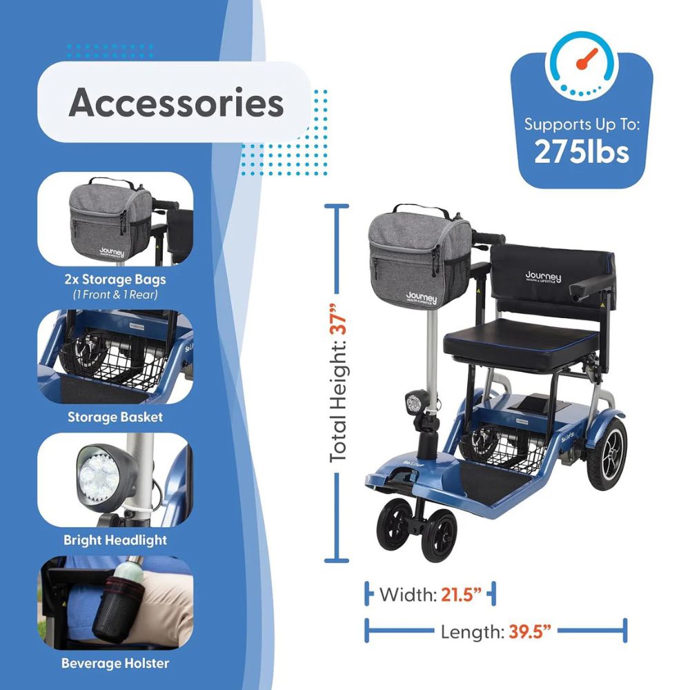 Journey So Lite® Ultra-Lightweight Folding Power Scooter Lifestyle