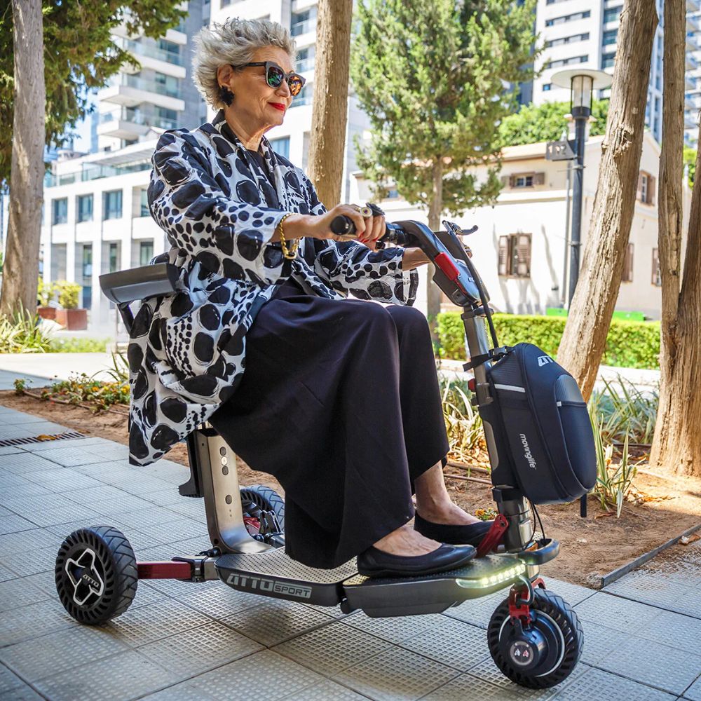 Movinglife ATTO Sport Portable Mobility Scooter Lifestyle