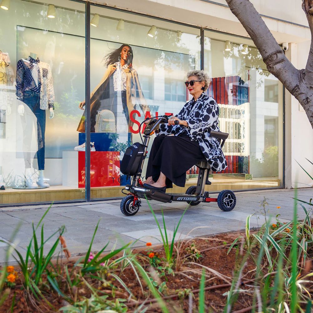 Movinglife ATTO Sport Portable Mobility Scooter Lifestyle