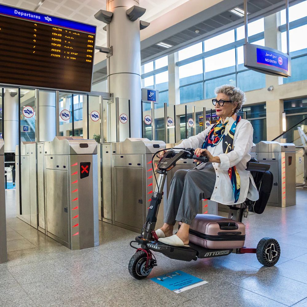 Movinglife ATTO Sport Portable Mobility Scooter Lifestyle