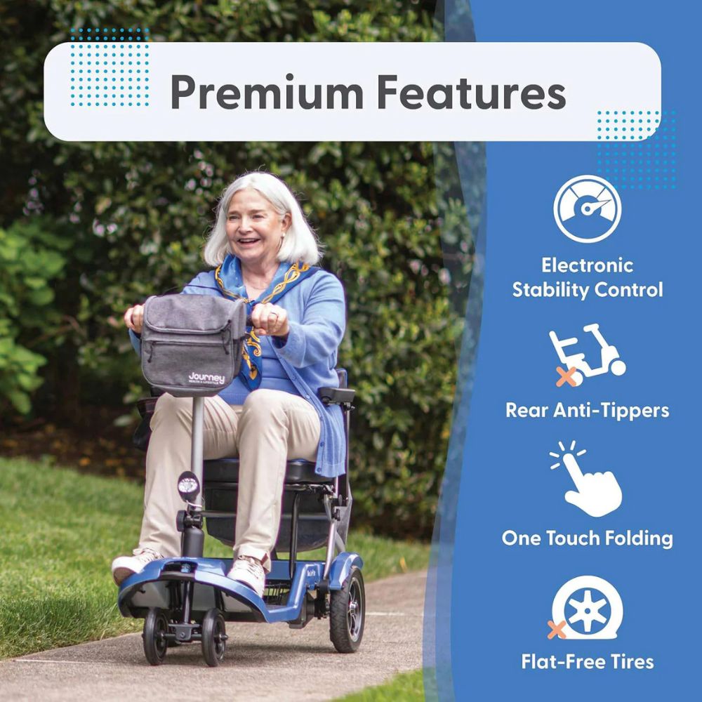 Journey So Lite® Ultra-Lightweight Folding Power Scooter Lifestyle